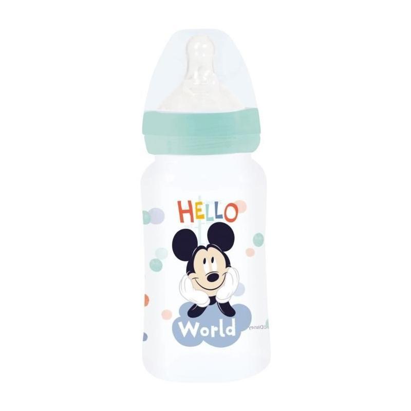 Biberon Disney Baby Mickey 240ml - Sans BPA - Tétine silicone