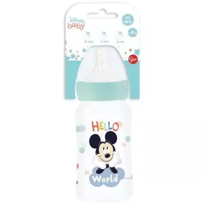 Biberon Disney Baby Mickey 240ml - Sans BPA - Tétine silicone