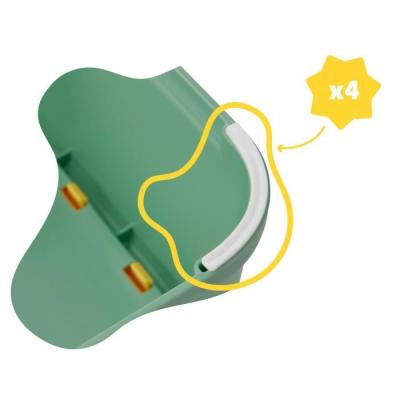 Marchepied enfant Badabulle antidérapant 15cm, 4 pieds - Pratique et sécurisé