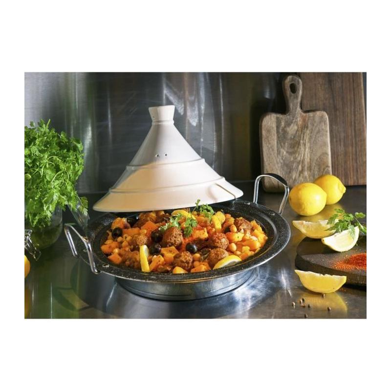 Tajine 30 cm avec couvercle - Dimensions pratiques 