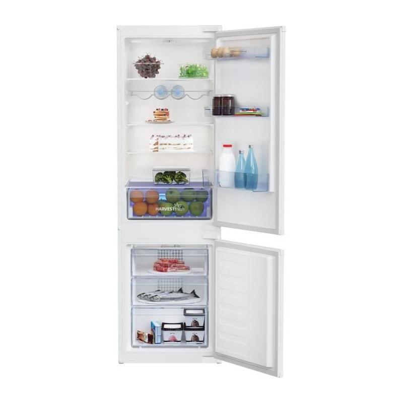 Réfrigérateur combiné BEKO BCHA275K4SN - 2 portes - 262 L - Blanc