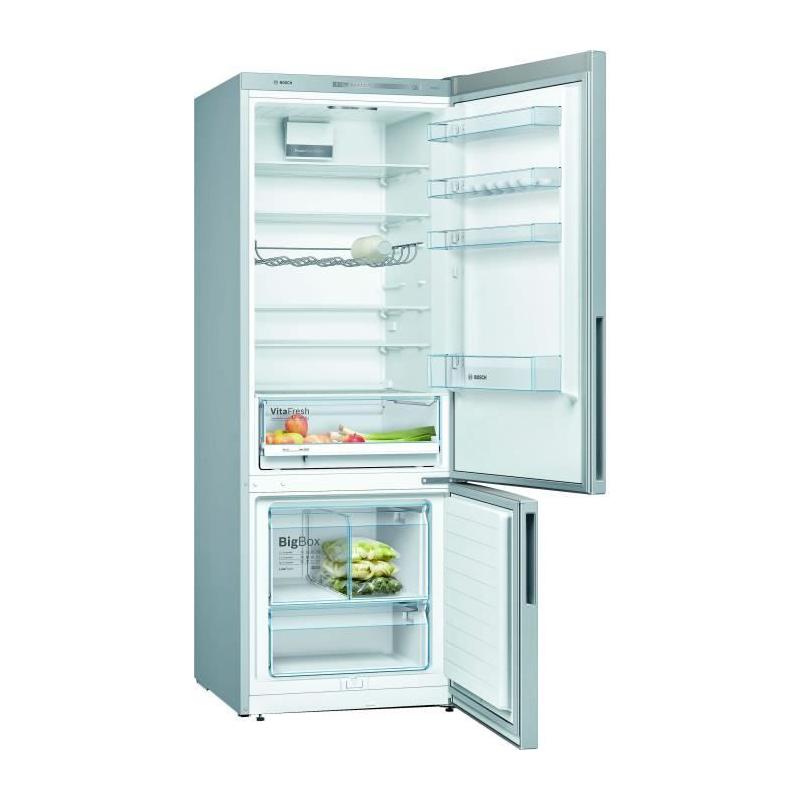 Réfrigérateur combiné BOSCH KGV58VLEAS 500L - Froid low frost - Inox
