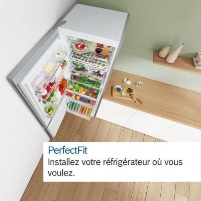 Réfrigérateur combiné BOSCH - 440L - No Frost - INOX