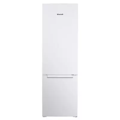 Réfrigérateur combiné BRANDT BC8027EW - Blanc élégant de 262L