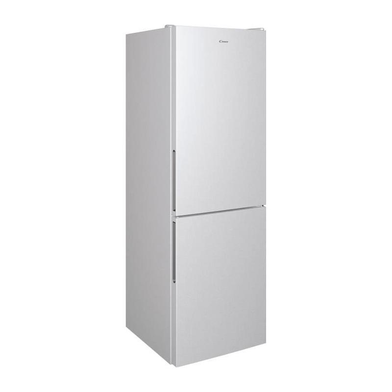 Réfrigérateur combiné 341L CANDY - Argent compact et efficace!