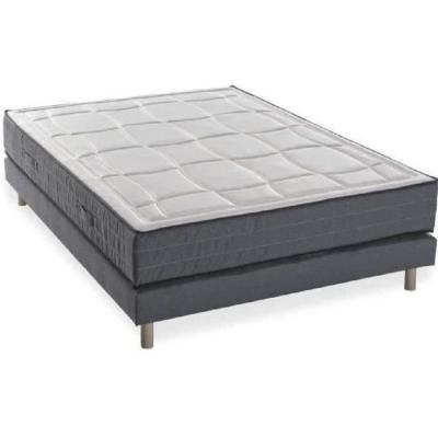 Ensemble matelas + sommier 140x190 cm - Mémoire de forme - 28cm - 5 zones