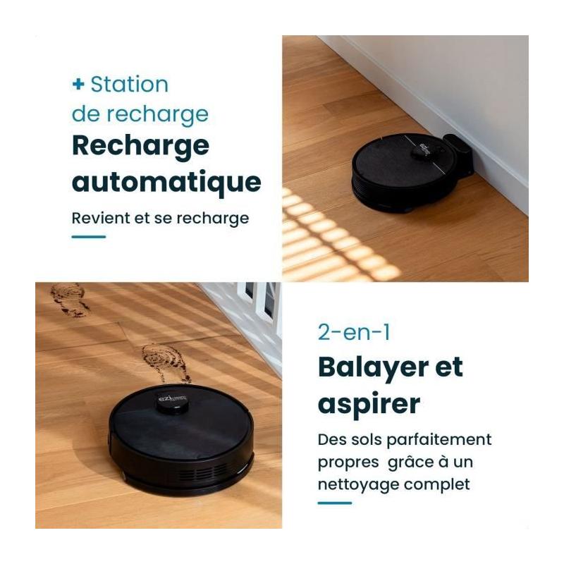 Aspirateur Robot EZIclean I-BOT Z6 MAX: Connecté, Puissant et Compact