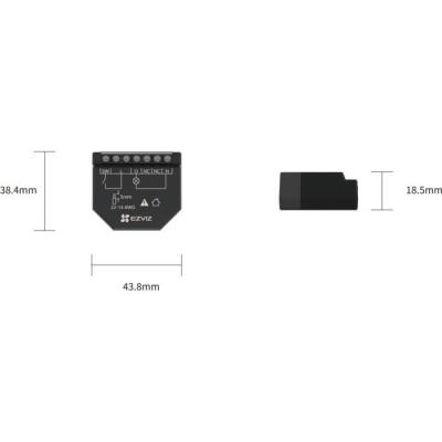 Boîtier Relais Wi-Fi EZVIZ - Contrôle intelligent - Google Assistant + Amazon Alexa