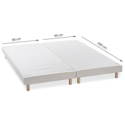 Sommier DEKO DREAM Rakenne - 180x200 - Bois massif blanc