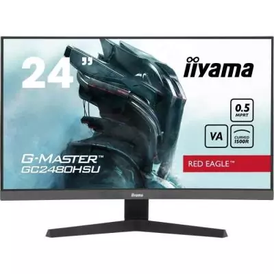 Ecran PC Gaming incurvé IIYAMA G-Master Red Eagle GCB2480HSU-B1 - 24" - FHD - 0,5 ms - 180Hz • ECRAN ORDINATEUR