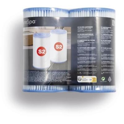 Filtre Intex Lot de 2 Résistant à Fibre Dacron
