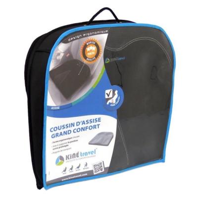 Coussin d'assise confort pour voyager - Dimensions compactes