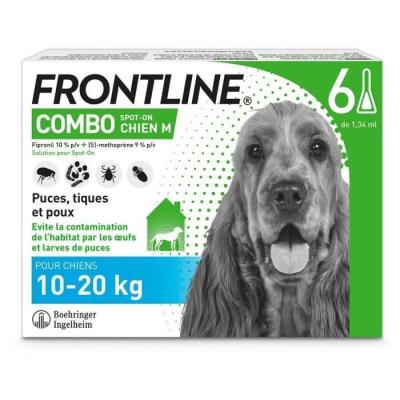 Traitement antiparasitaire efficace pour chien de 10 à 20 kg
