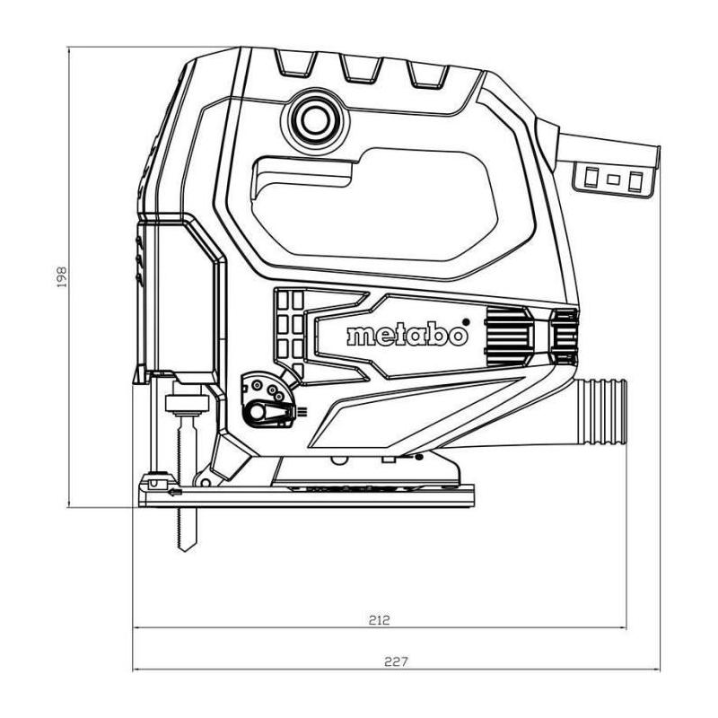 Scie sauteuse METABO STEB 65 Quick - 450W - 20 lames