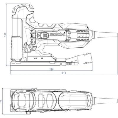 Scie sauteuse METABO STE 100 Quick - 710W - 20 lames - Vert