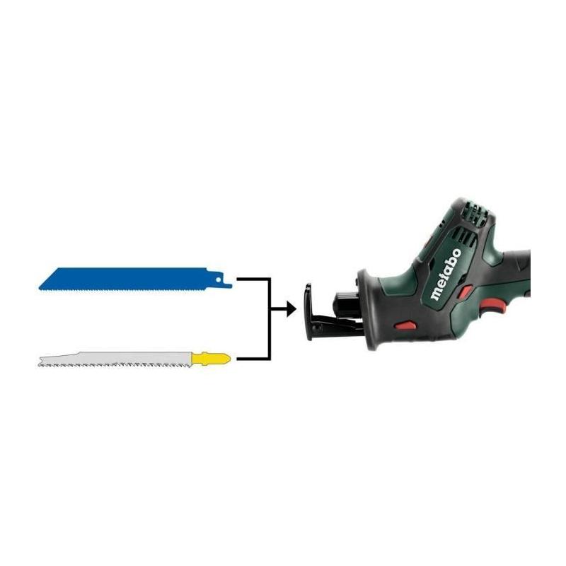 Scie sabre sans fil METABO 18V - Compact et Puissant