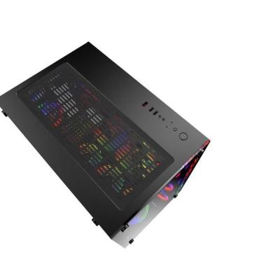 Boîtier PC Gamer ATX Noir RGB Crystal Sea - Dimensions Compactes