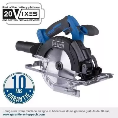 Scie circulaire sans fil 20V - lame 165mm - SCHEPPACH IXES