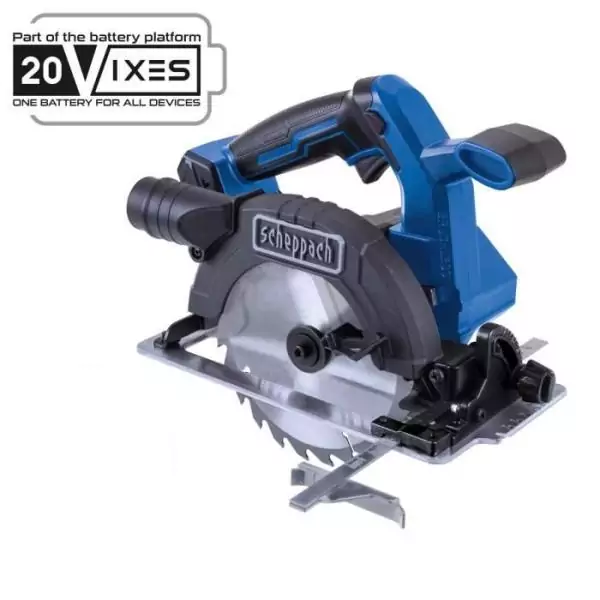 Scie circulaire sans fil BC-CS165-X - brushless lame 165mm coupe max 55mm a 90° - SCHEPPACH 20V IXES - sans batterie ni chargeu