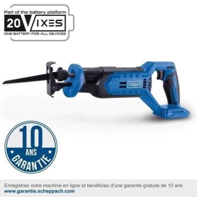 Scie sabre sans fil 20V SCHEPPACH C-RS100-X - Coupe max 115mm
