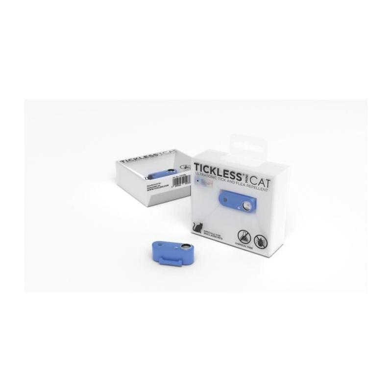 Répulsif ultrason chat TICKLESS MINI CAT - Anti-tiques et puces - Bleu grec