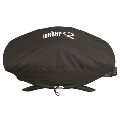 Protection optimale pour votre barbecue Weber Q2000 avec la housse noire - Dimensions compactes: 22x11x7 cm