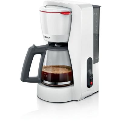 Cafetière Filtre BOSCH TKA2M111 MyMoment 1,25L Blanche - Anti-gouttes