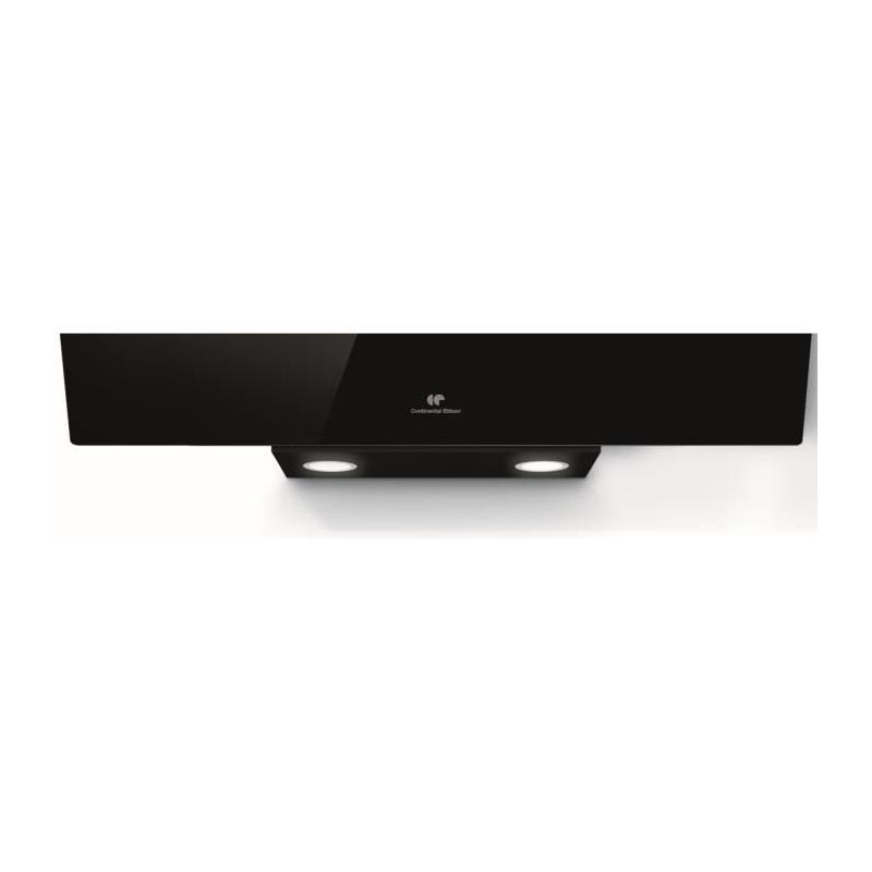 Hotte décorative noire - Continental Edison CEHD9065B - 90 cm