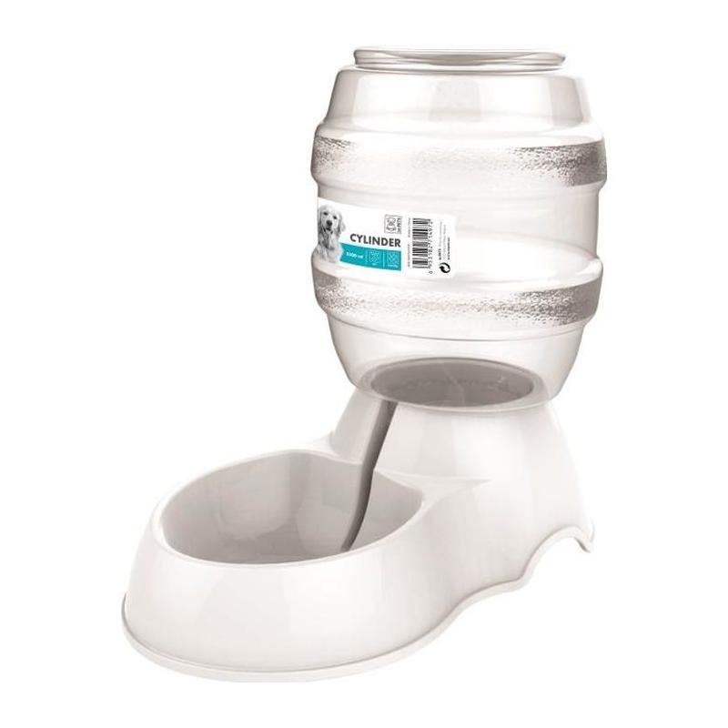 Distributeur d'eau cylindre M-PETS - 3500ml - Blanc