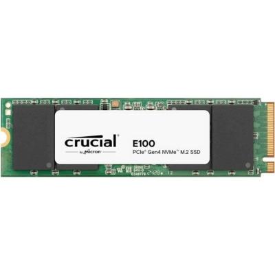 SSD interne CRUCIAL E100 1 To PCIe Gen4 NVMe M.2 - Jusqu'à 5000 Mo/s