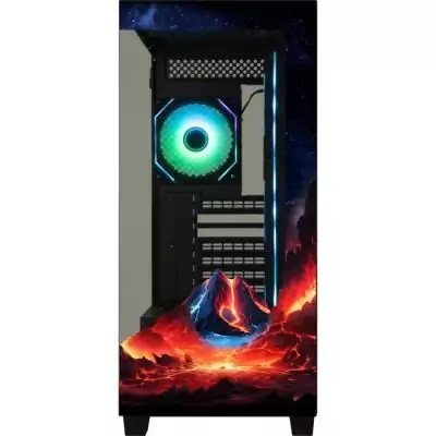 Boîtier PC sans alimentation - BITFENIX - CETO Premium Volcano - Moyen tour - Format ATX - 4x120mm A-RGB - Noir