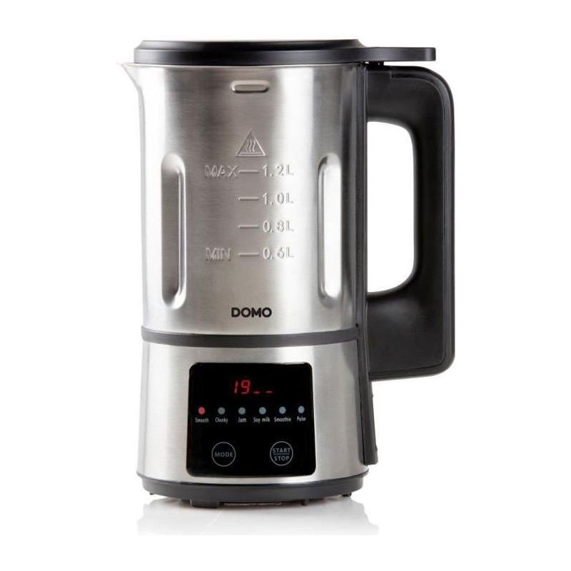 Blender chauffant DOMO 1,2L Inox - 6 programmes