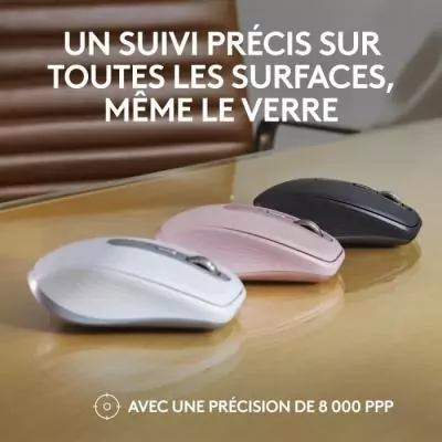 Souris sans fil Logitech MX Anywhere 3S - Silencieux et Graphite Souris sans fil Logitech MX Anywhere 3S - Silencieux et Graphite