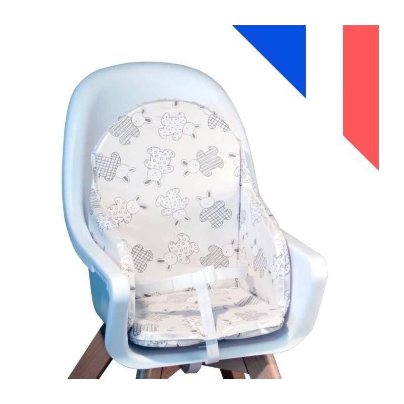 Coussin Chaise Haute Bébé Looping | Imperméable, Sangles, Made in France