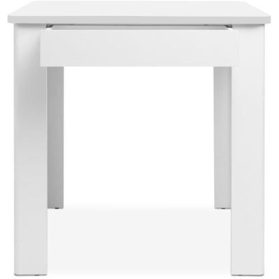 Table OSLO - Rectangulaire Blanc - 4 personnes - 80 x 77 x 80 cm