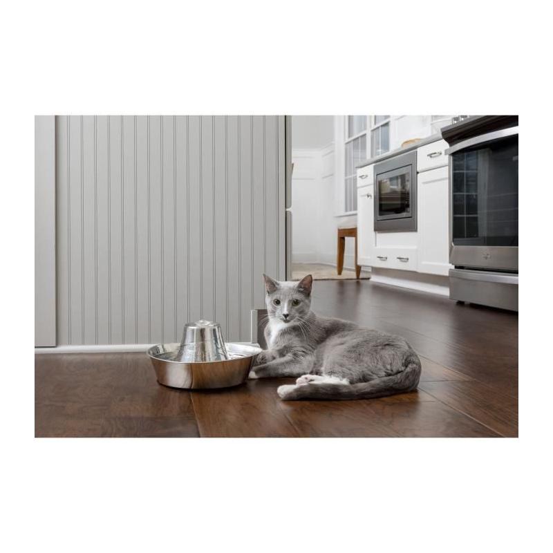 Fontaine pour Animaux PETSAFE SEASIDE Inoxydable 1,8L - Eau filtrée et Silencieuse