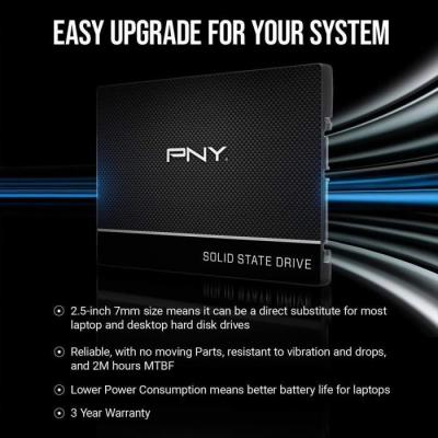 SSD PNY CS900 2To 2.5 - Performances exceptionnelles en toute compacité