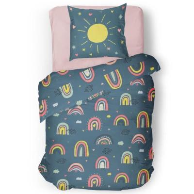 Parure de couette ROUPILLON Rainbow - 100% Coton - 2 Pcs