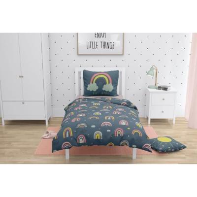 Parure de couette ROUPILLON Rainbow - 100% Coton - 2 Pcs