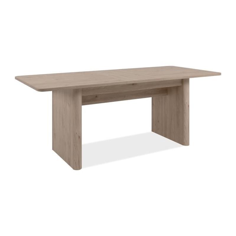 Table extensible SAI Jackson Hickory - 10 personnes - 160/200 x 75 x 90 cm