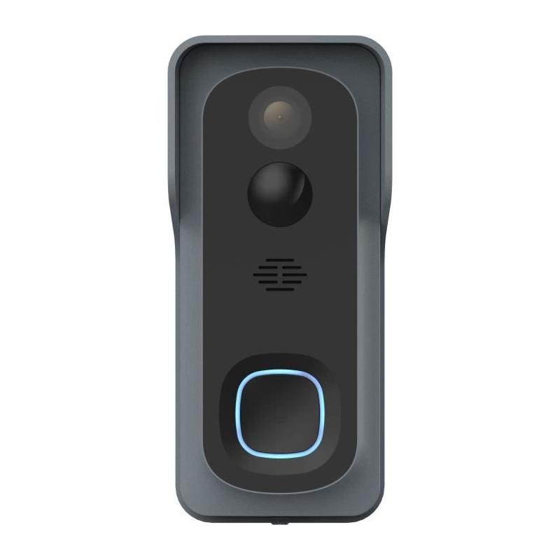 Kit Sonnette connectée + carillon LINK2HOME - Wi-Fi, audio bidirectionnel