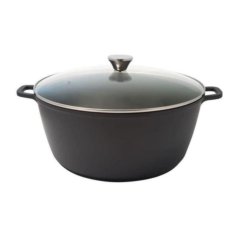 Mijoteuse haute avec couvercle en verre - 13,4 Lt Ø 36 cm