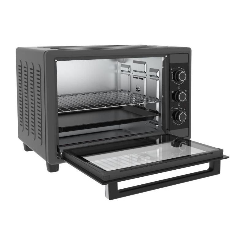 Mini-four à tournebroche BRANDT Four multifonction 35L 1500W FC350MUB noir