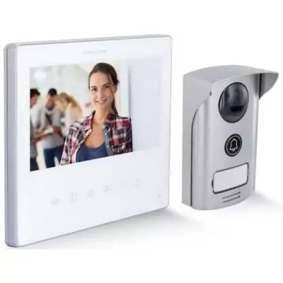 Videophone CHACON Ultra Slim 2 fils - 7" Blanc