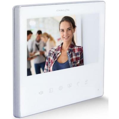 Videophone CHACON Ultra Slim 2 fils - 7" Blanc