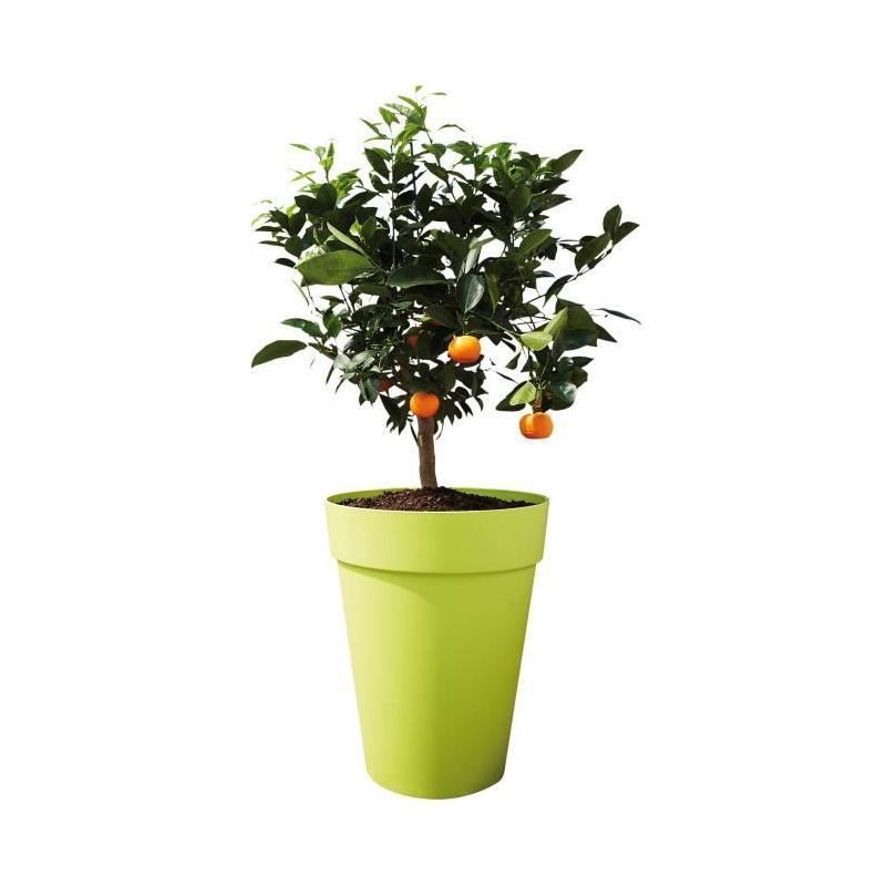 Pot de fleur Elho Rond Loft Urban Gris anthracite Ø34 x 45,6 cm 23 l