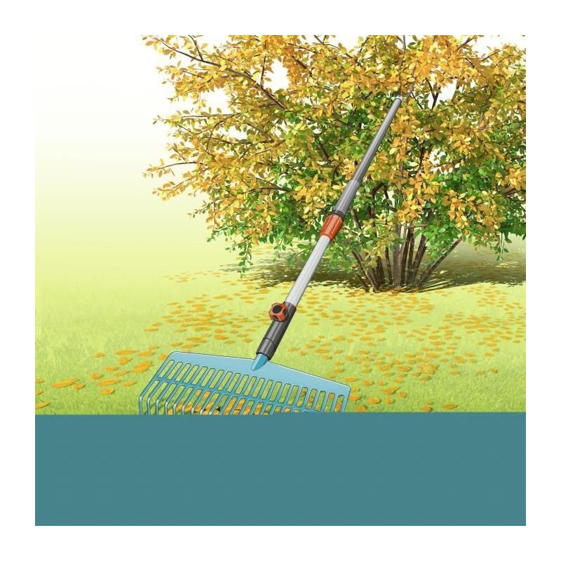 Manche télescopique GARDENA Combisystem 90-145cm | Aluminium anti-dérapant