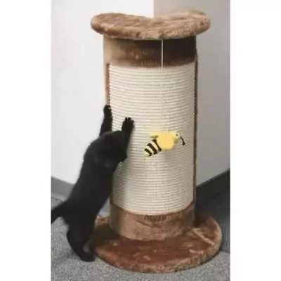 Arbre à chat Kerbl - Poteau brun angulaire 58cm