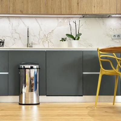 Poubelle de cuisine automatique LARGO 42L Inox - KITCHEN MOVE