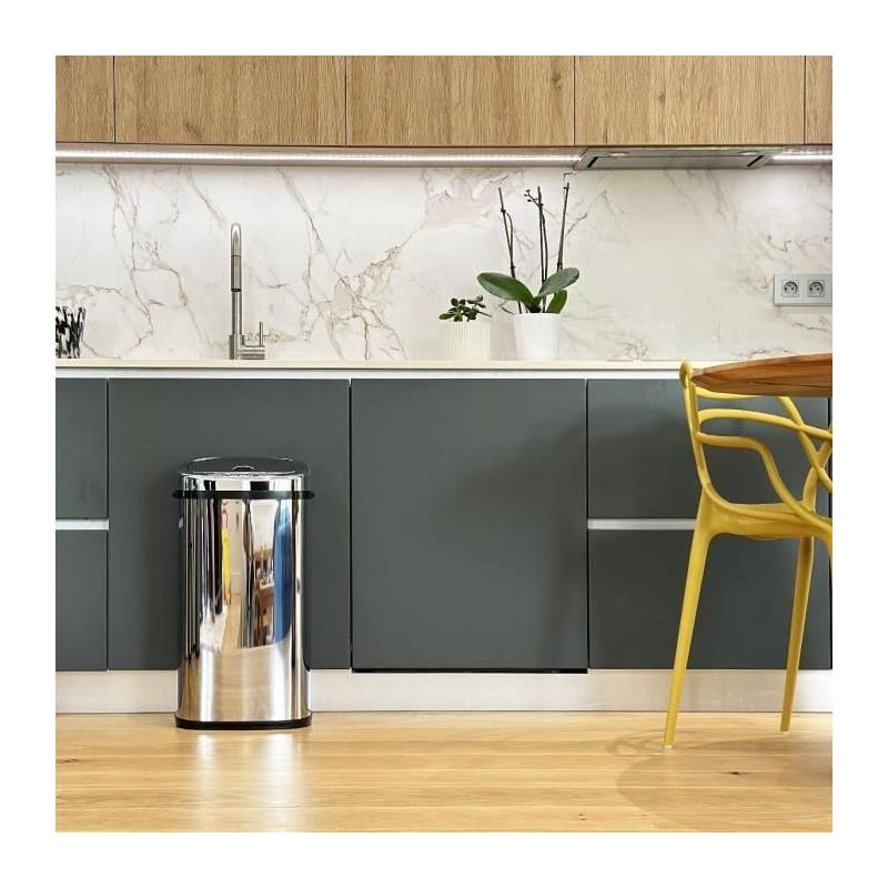 Poubelle de cuisine automatique LARGO 42L Inox - KITCHEN MOVE